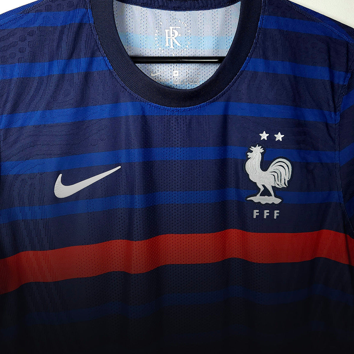 Authentic France national team football shirt with crest