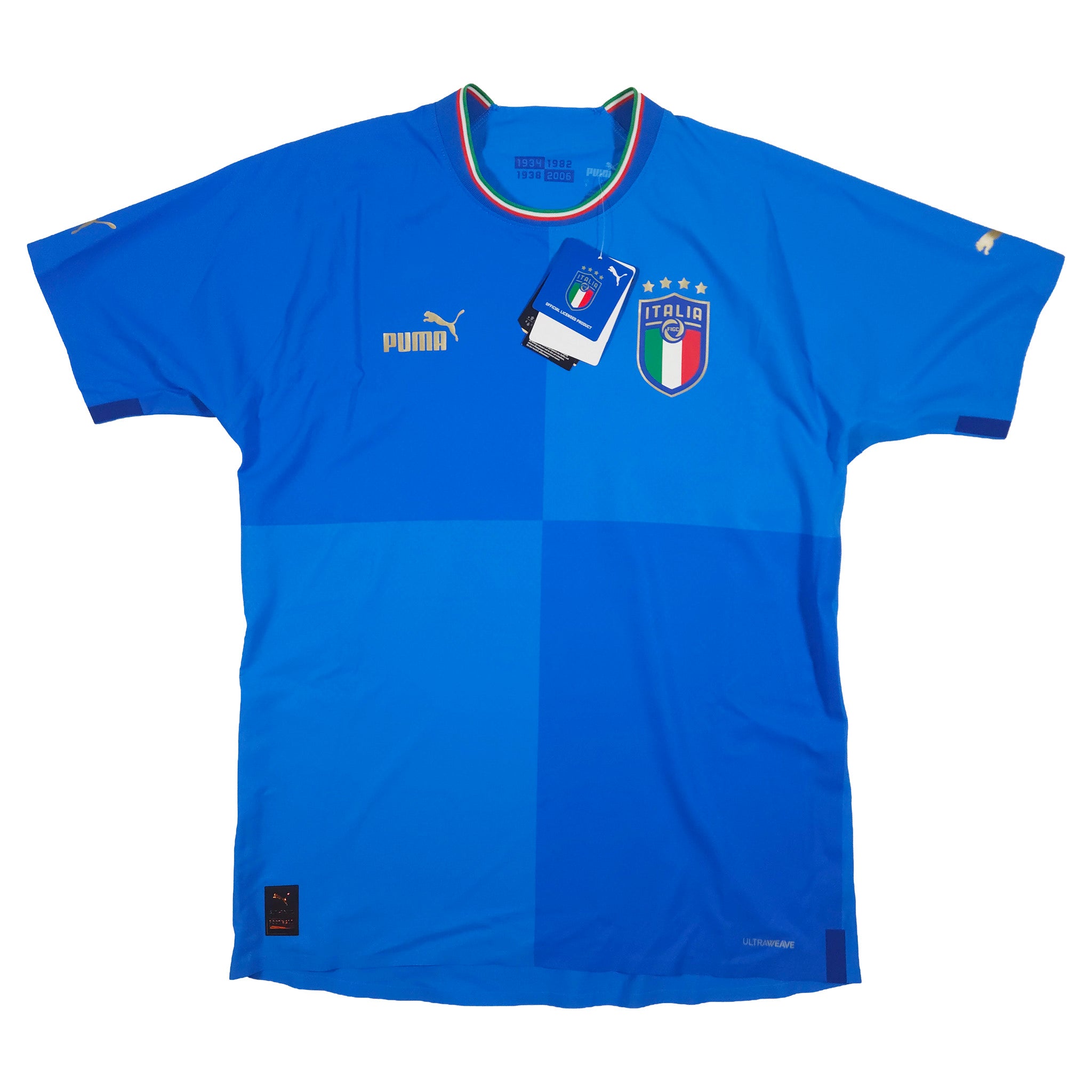 Italy Home Shirt 2022 – Authentic front view