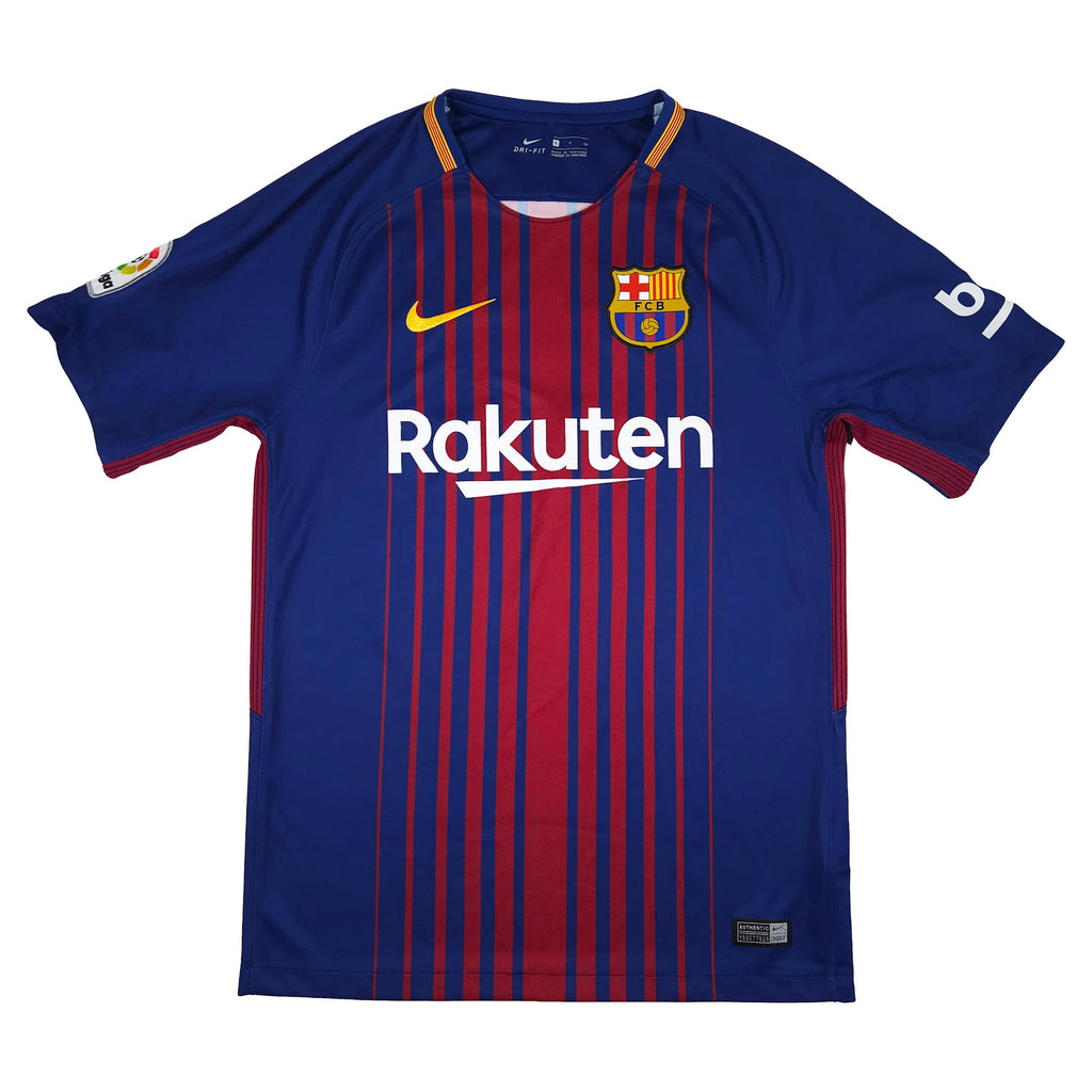 Barcelona Home Shirt 2017-18 – Messi #10 front view
