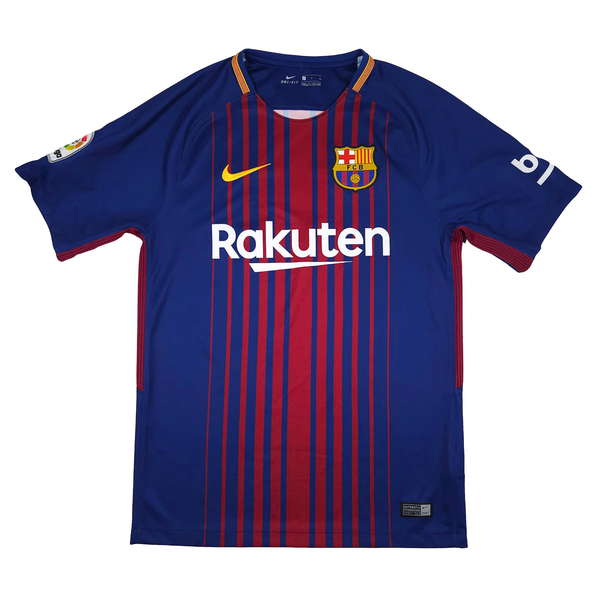 Barcelona Home Shirt 2017-18 – Messi #10 front view