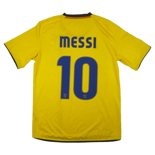 Barcelona Away Shirt 2008-09 – Messi #10 back view