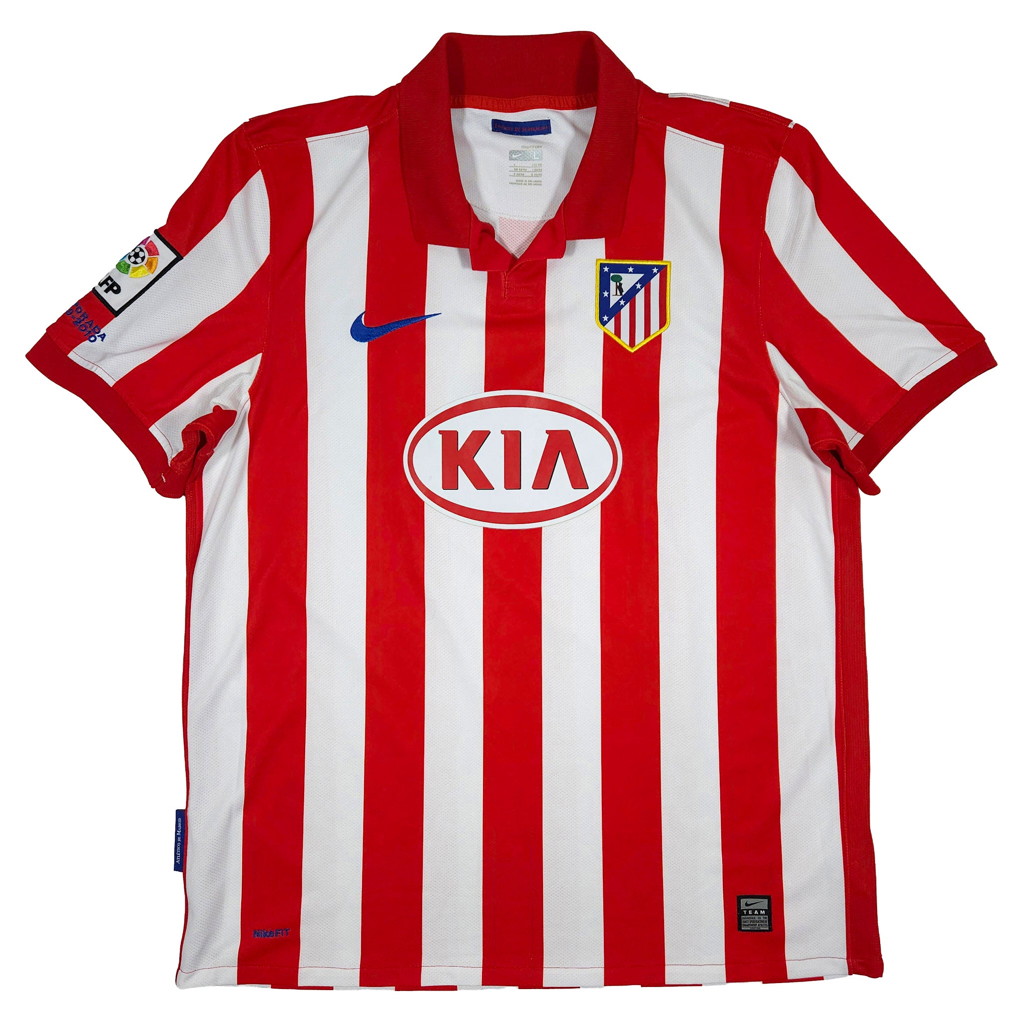 Atletico Madrid Home Shirt 2009-10 front view