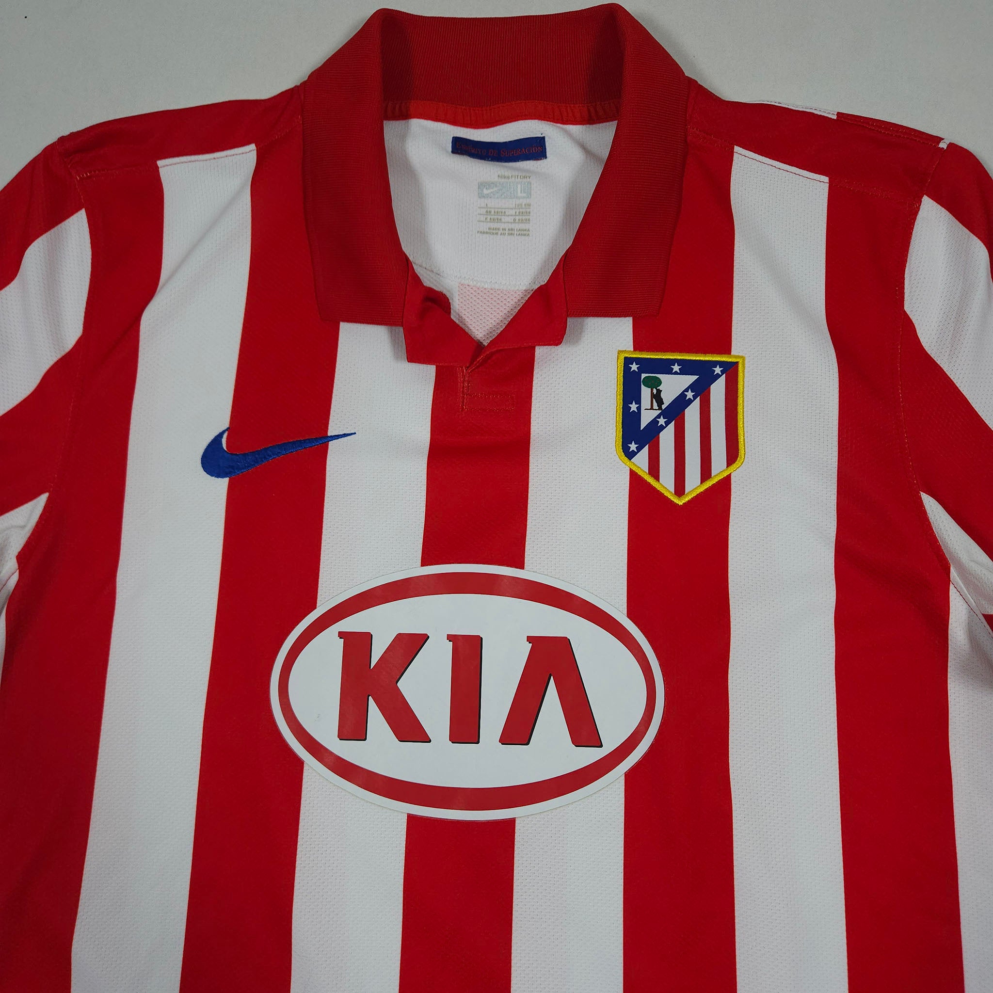 Atletico Madrid Home Shirt 2009-10 detailed view 1