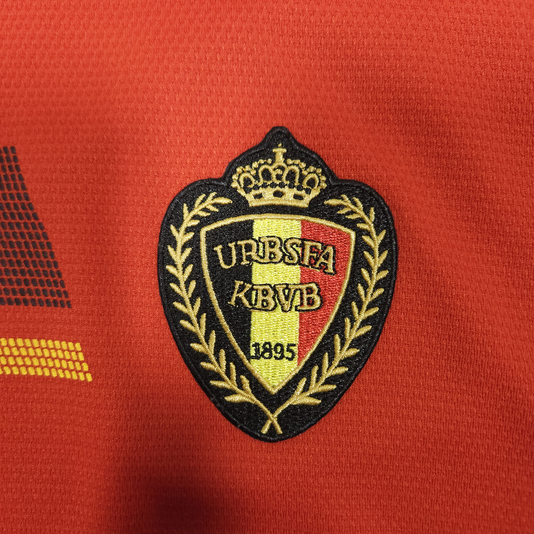 Belgium Home Shirt 2014 detailed view 2