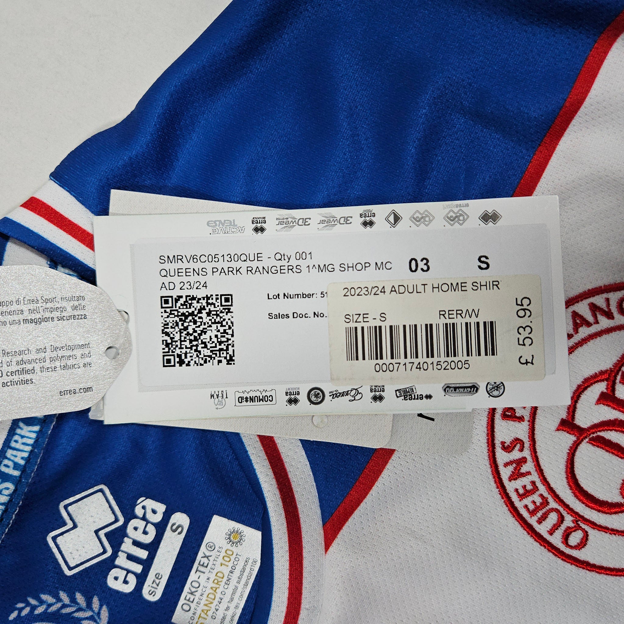 Queens Park Rangers Home Shirt 2023-24 detailed view 9