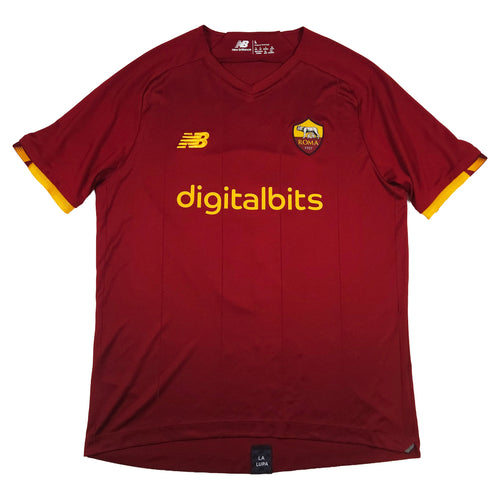 AS Roma Home Shirt 2021-22 – Džeko #9 front view