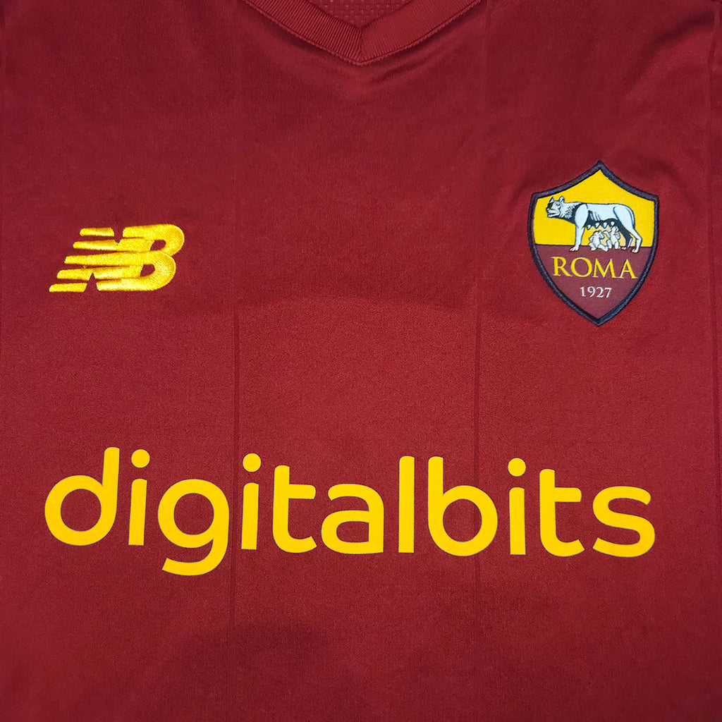 AS Roma Home Shirt 2021-22 – Džeko #9 detailed view 1