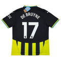 Manchester City Away Shirt 2024-25 – De Bruyne #17 back view