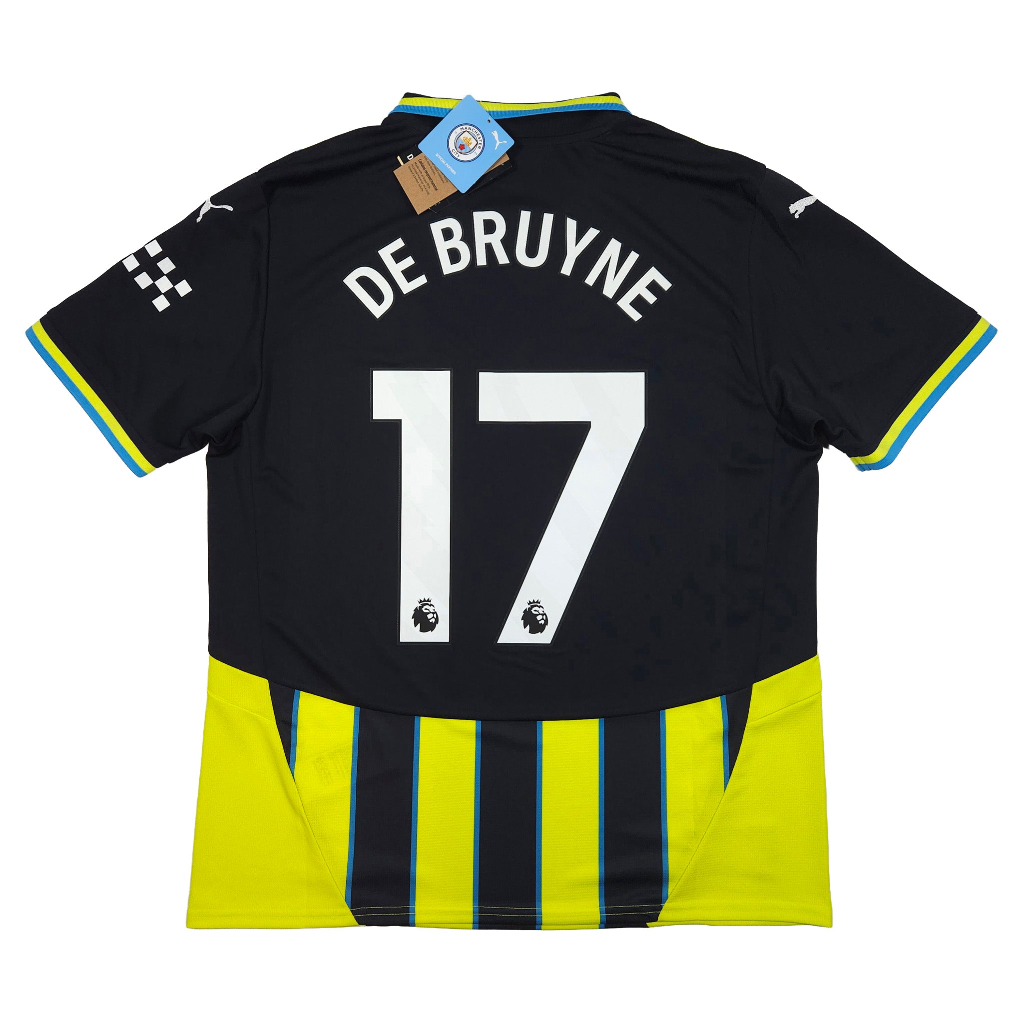 Manchester City Away Shirt 2024-25 – De Bruyne #17 back view