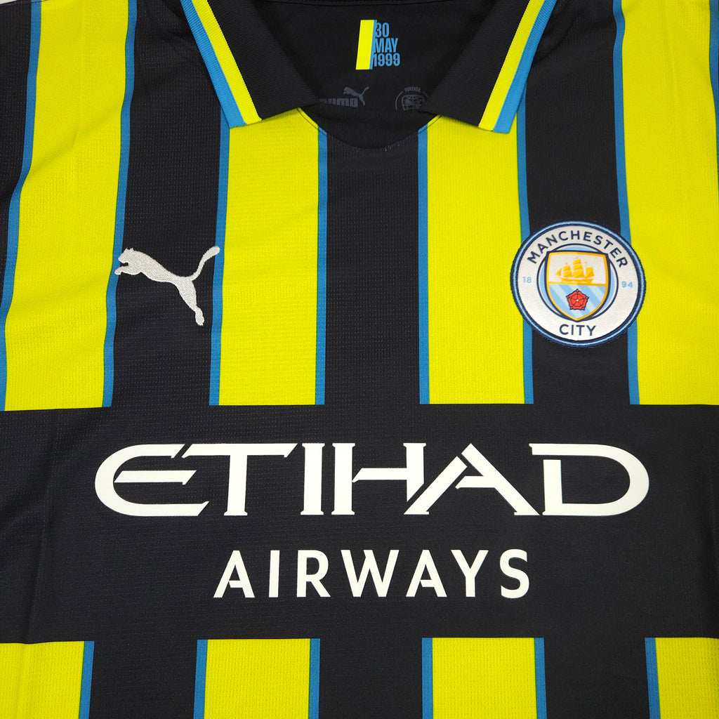 Manchester City Away Shirt 2024-25 – De Bruyne #17 detailed view 2