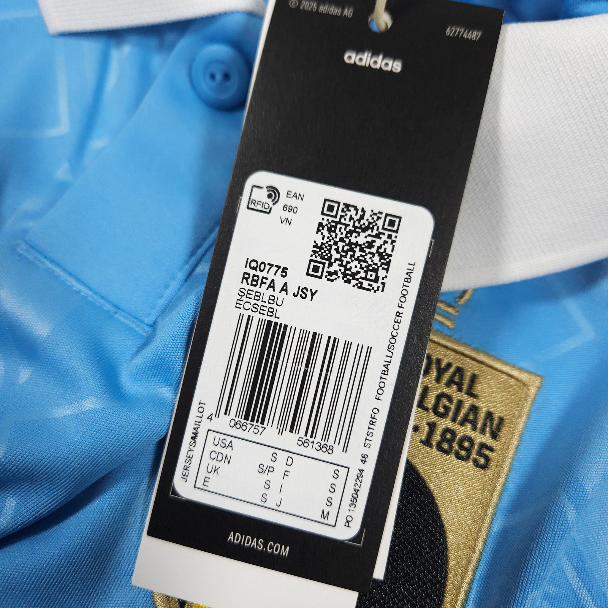 Belgium Away Shirt 2024-25 detailed view 9