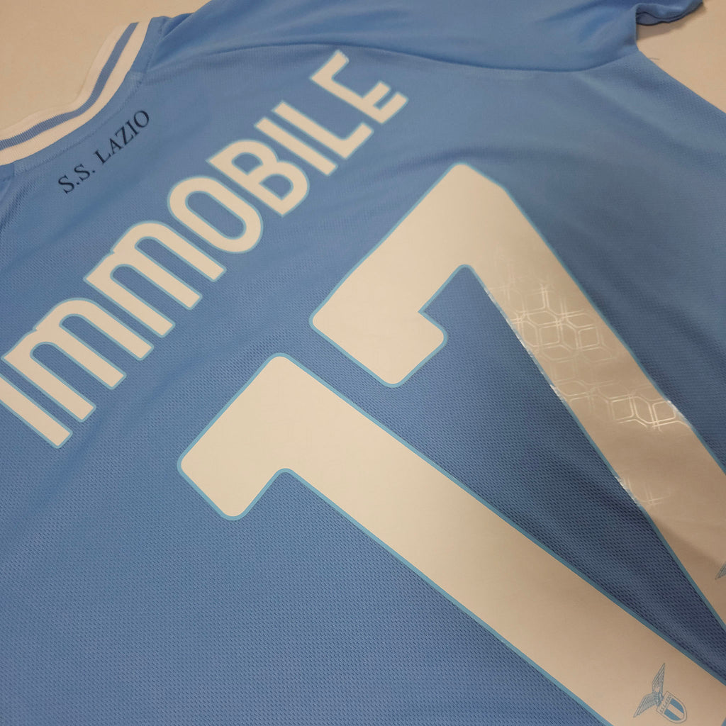 Lazio Home Shirt 2022-23 – Immobile #17 detailed view 9