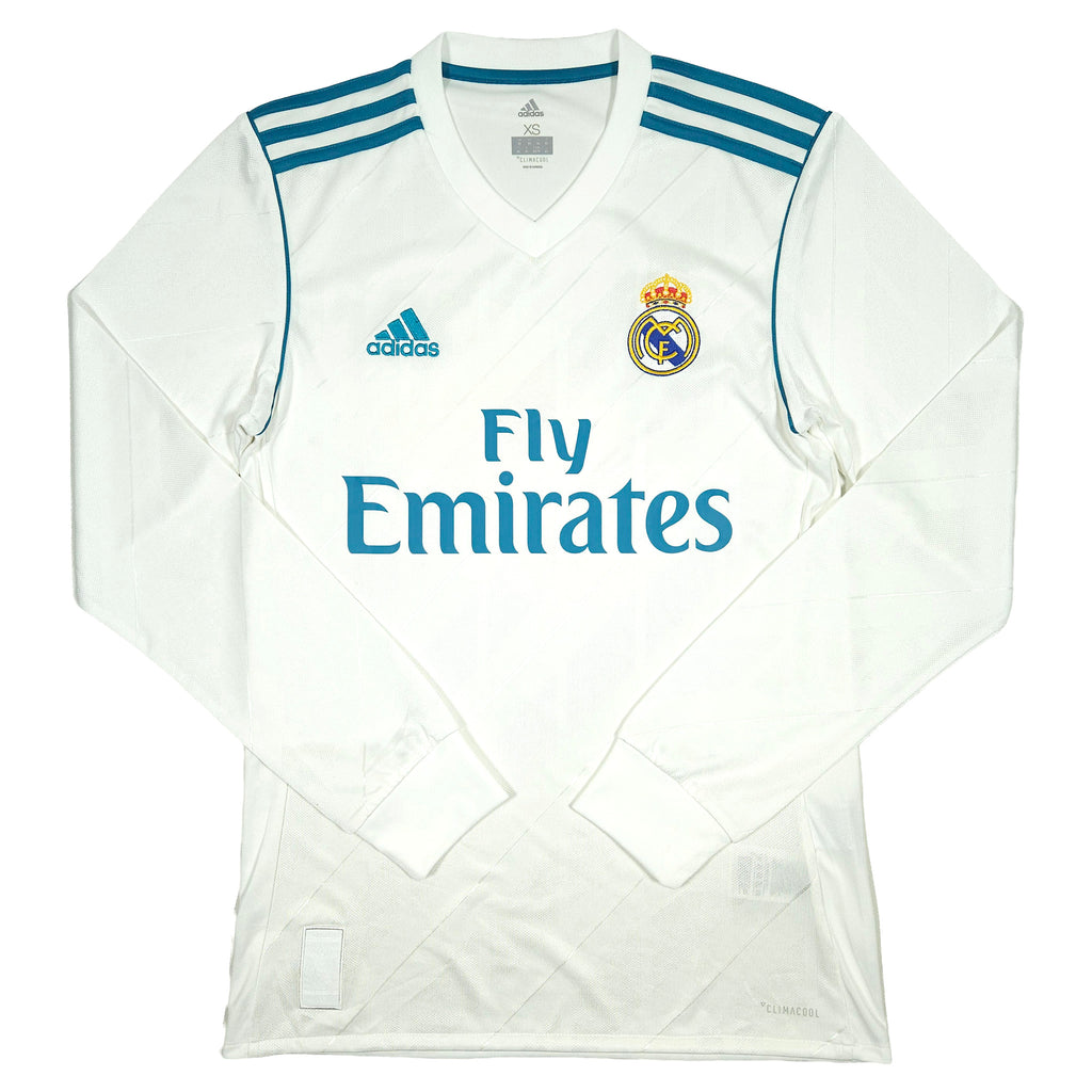 Real Madrid Home Shirt 2017-18 – Longsleeve front view