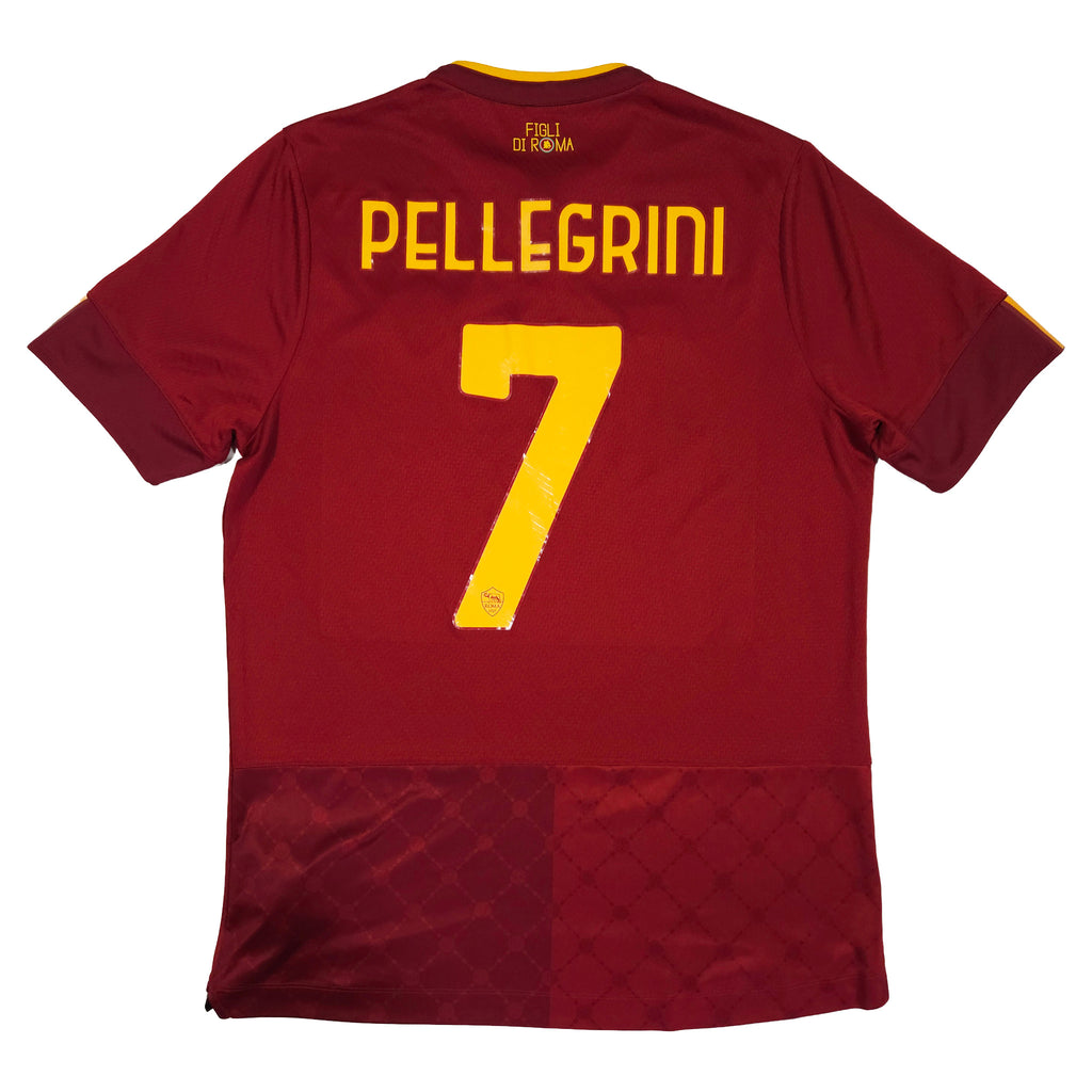 AS Roma Home Shirt 2022-23 – Pellegrini #7 back view