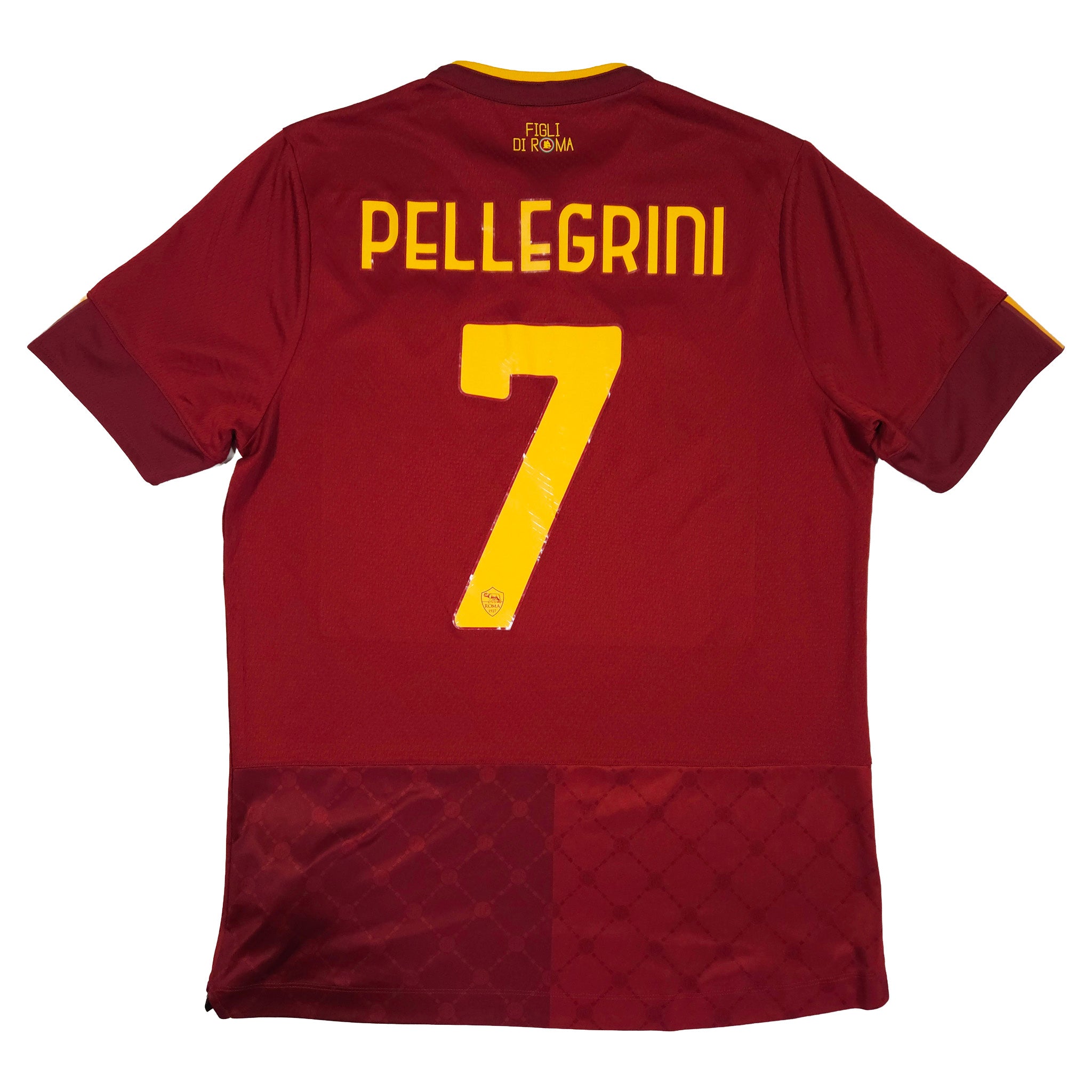 AS Roma Home Shirt 2022-23 – Pellegrini #7 back view