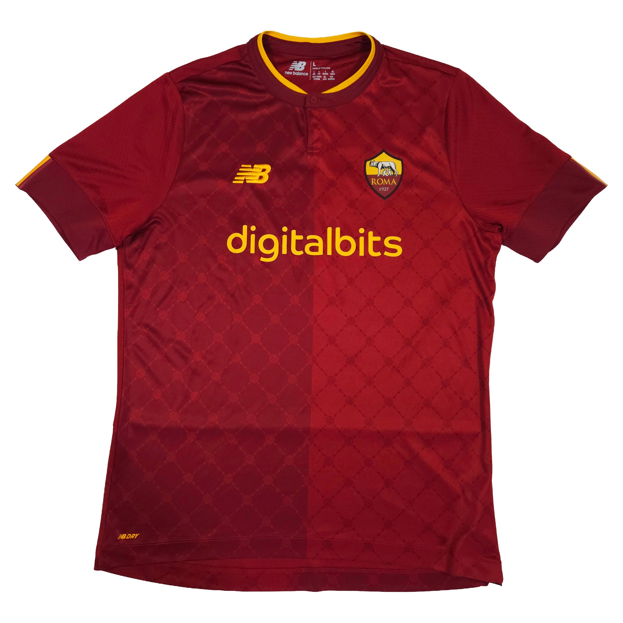 AS Roma Home Shirt 2022-23 – Pellegrini #7 front view