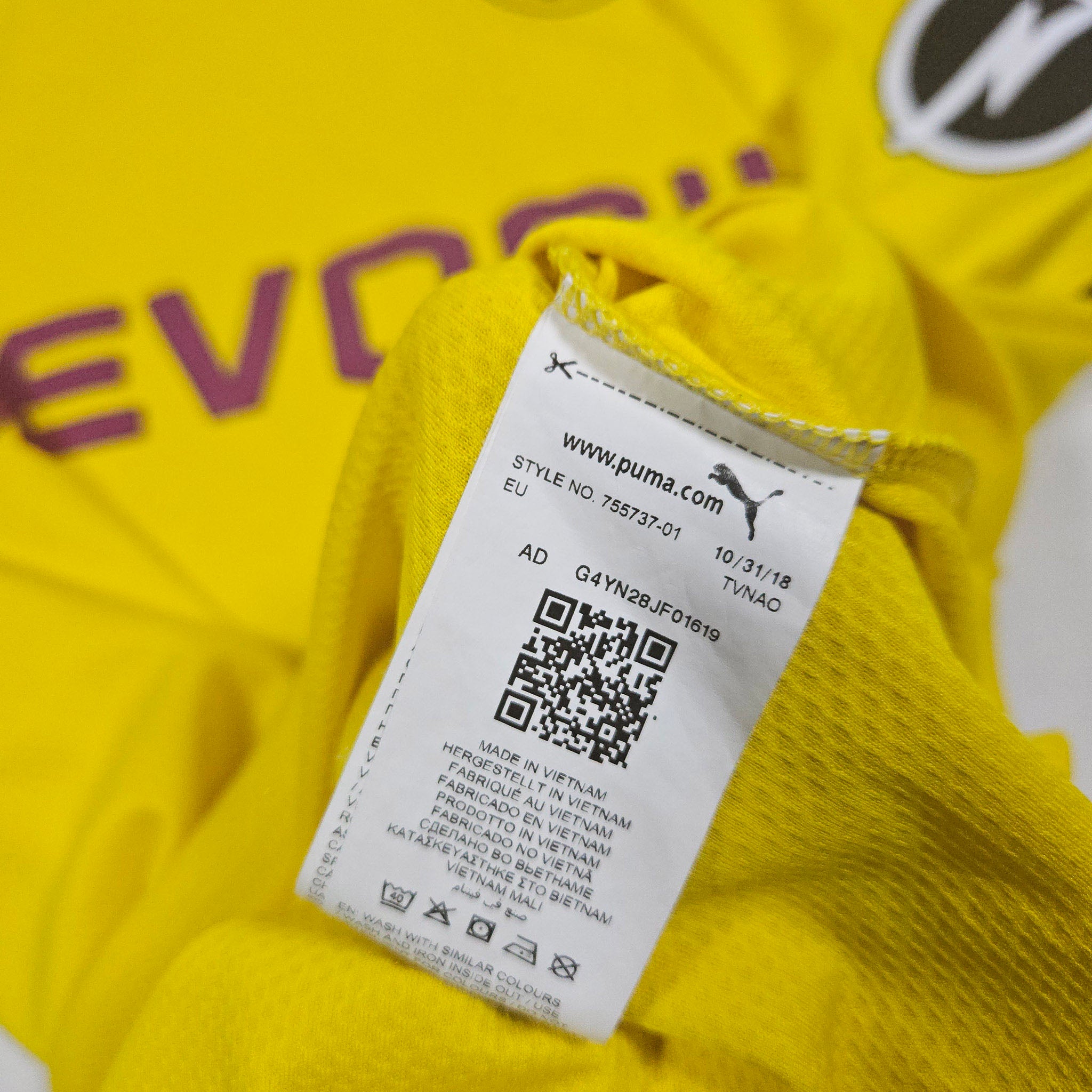 Borussia Dortmund Home Shirt 2019-20 detailed view 8