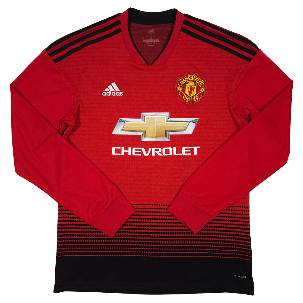 Manchester United Home Shirt 2018-19 – Longsleeve front view