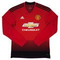 Manchester United Home Shirt 2018-19 – Longsleeve front view
