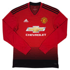 Manchester United Home Shirt 2018-19 – Longsleeve front view