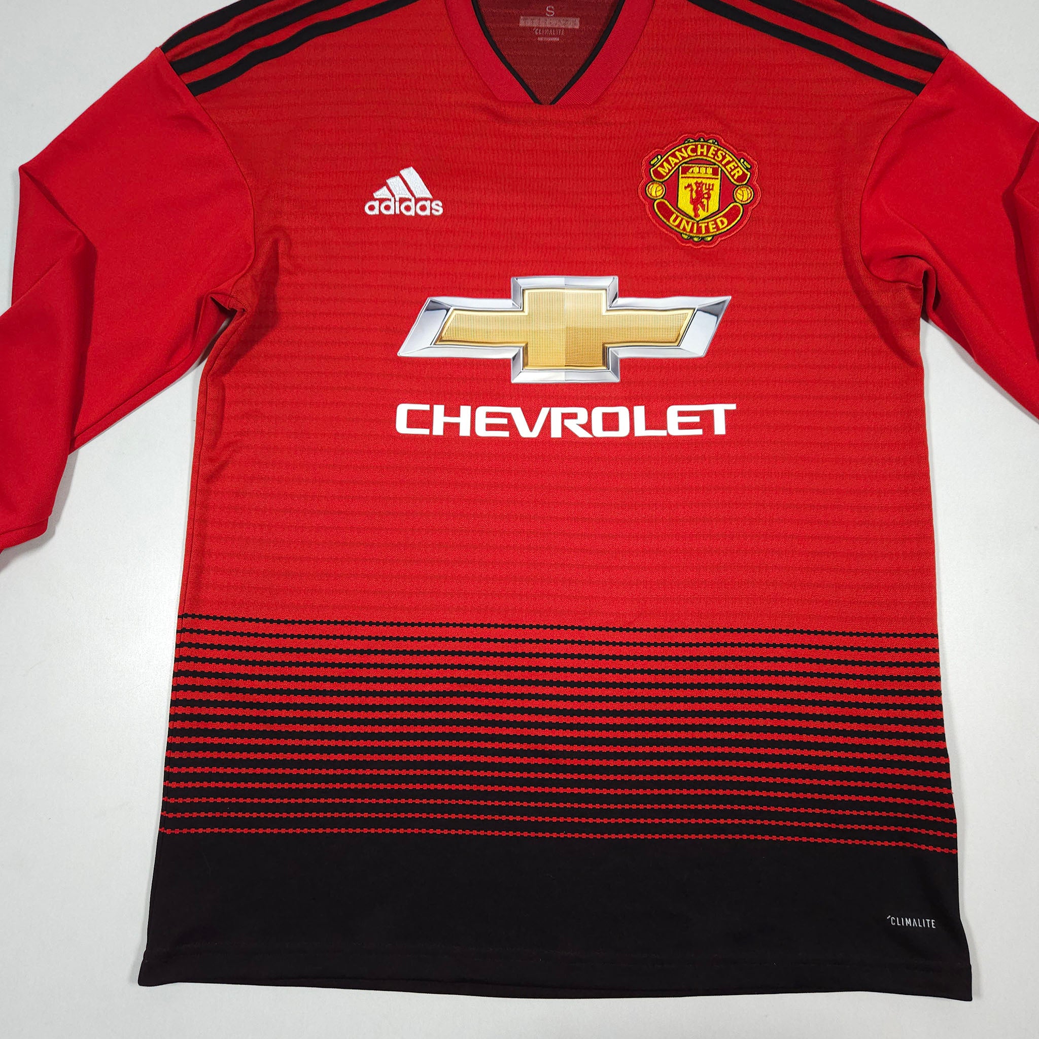 Manchester United Home Shirt 2018-19 – Longsleeve detailed view 1