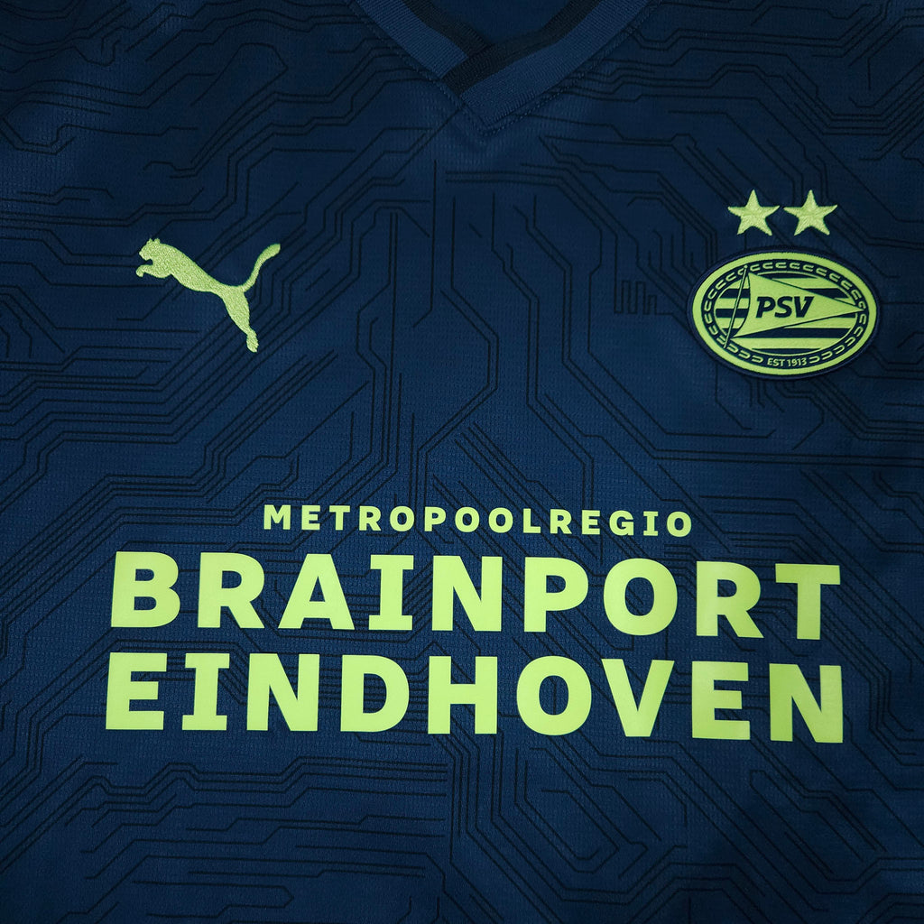 PSV Third Shirt 2023-24 – De Jong #9 detailed view 1