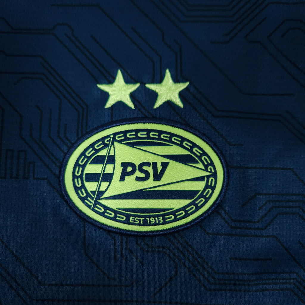PSV Third Shirt 2023-24 – De Jong #9 detailed view 2