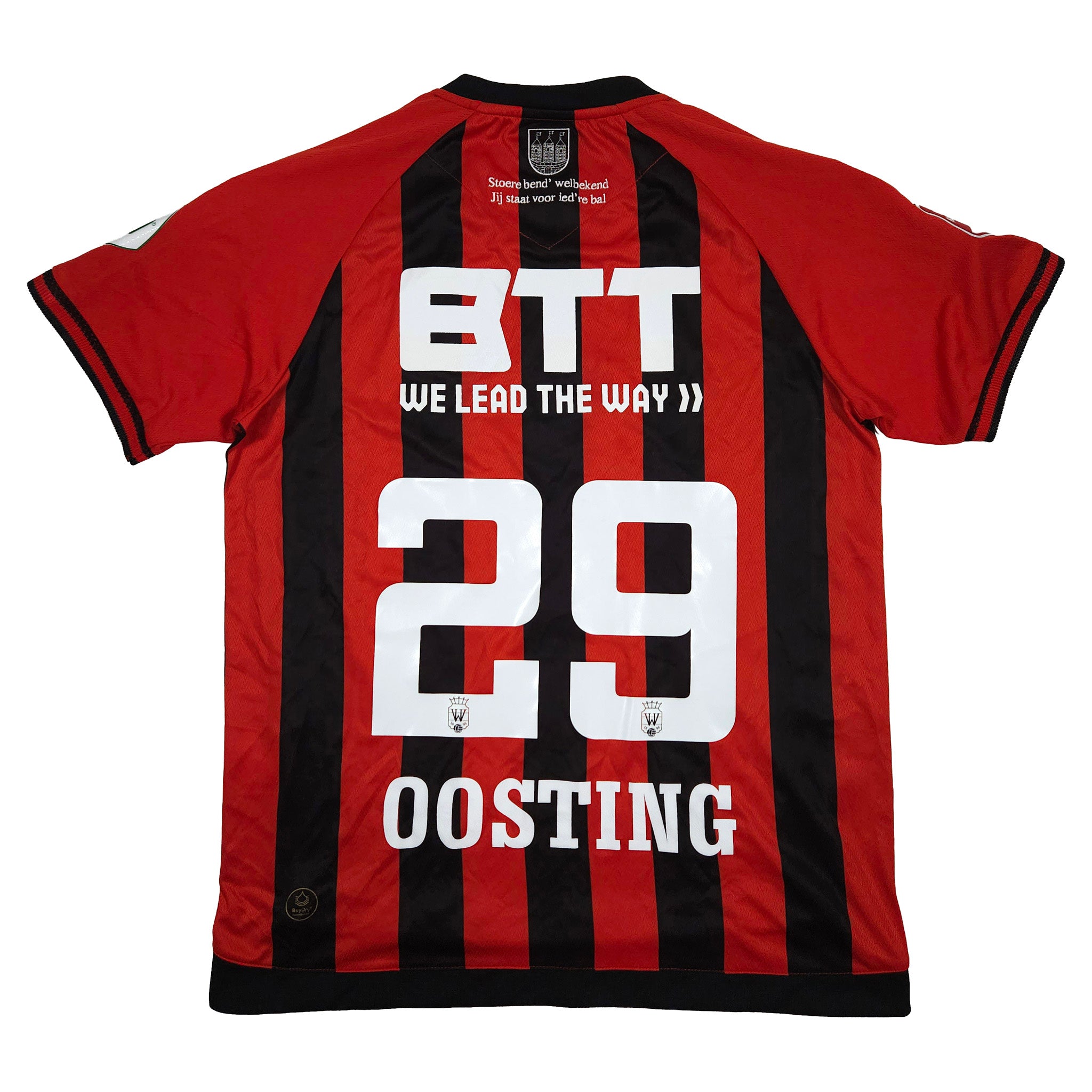 Willem II Away Shirt 2023-24 – Oosting #29 back view
