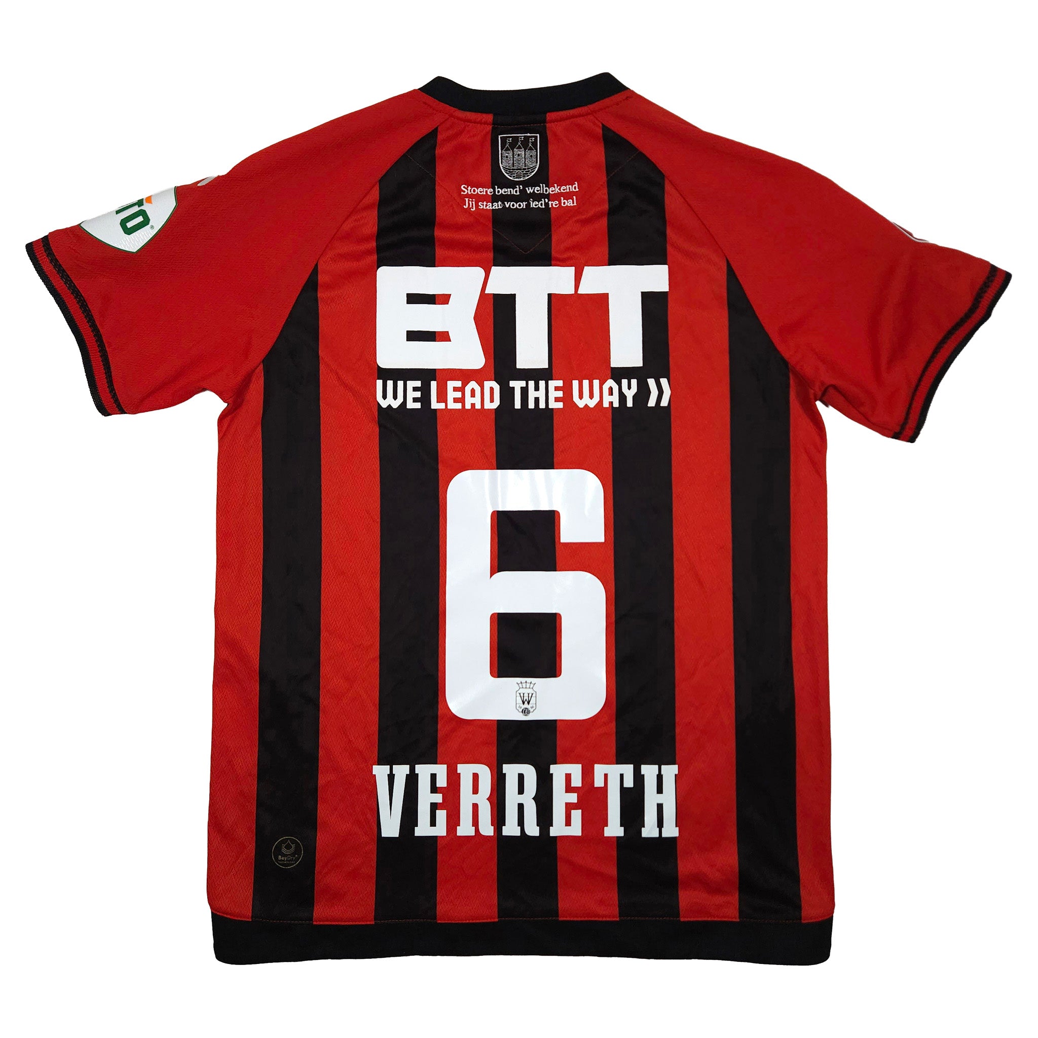 Willem II Away Shirt 2023-24 – Verreth #6 back view