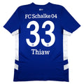 Schalke 04 Home Shirt 2021-22 – Thiaw #33 back view