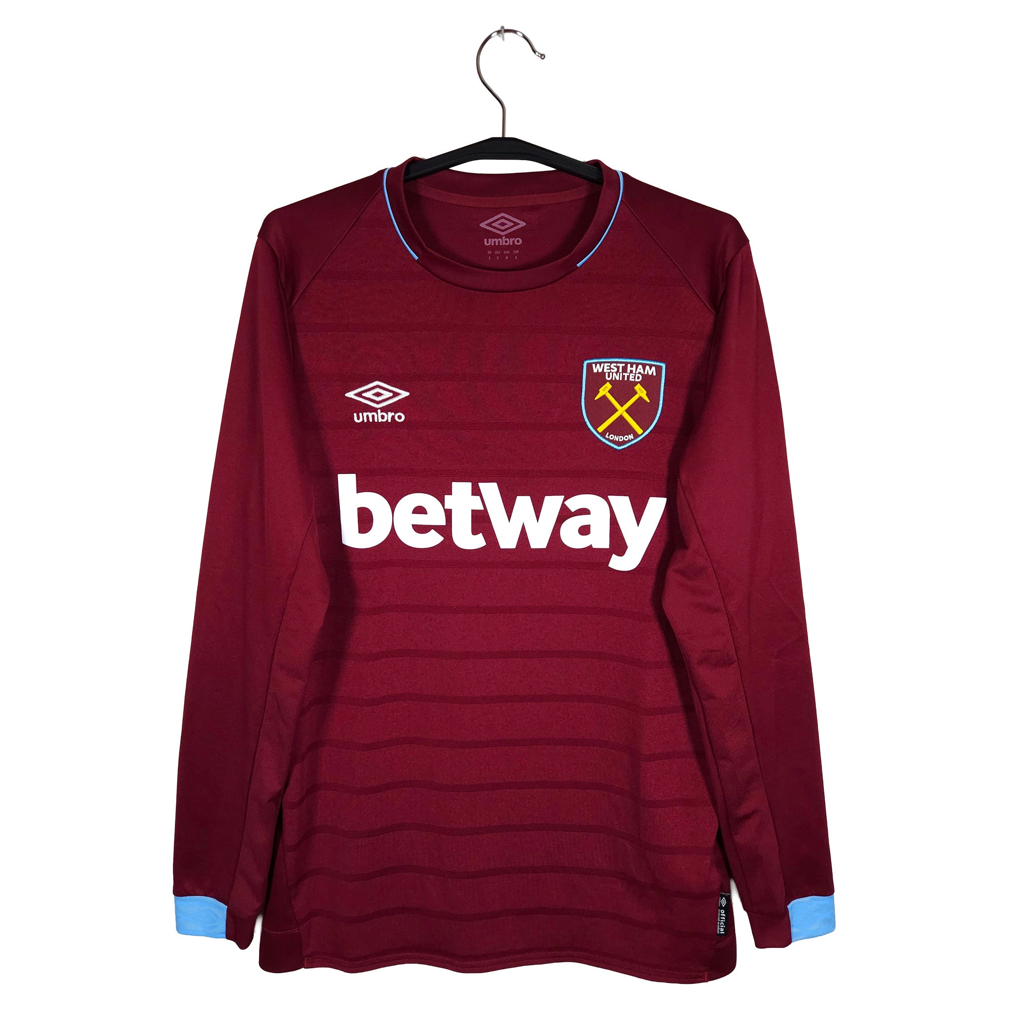 2018-19 West Ham United Longsleeve Home Shirt