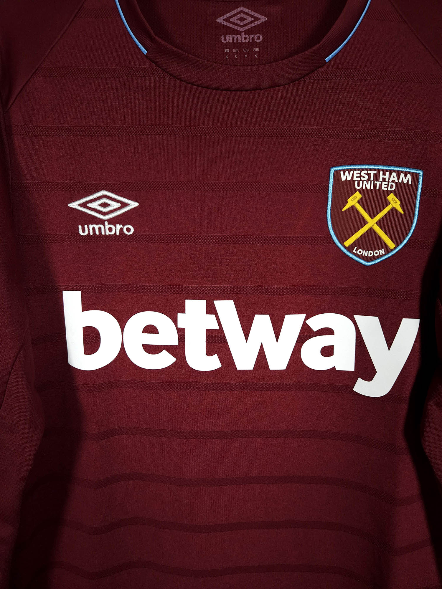 2018-19 West Ham United Longsleeve Home Shirt